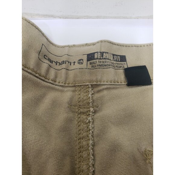 Carhartt Mens 36 x 34 Rugged Flex Relaxed Fit Canvas Work Pant BN2291-M - Picture 2 of 16